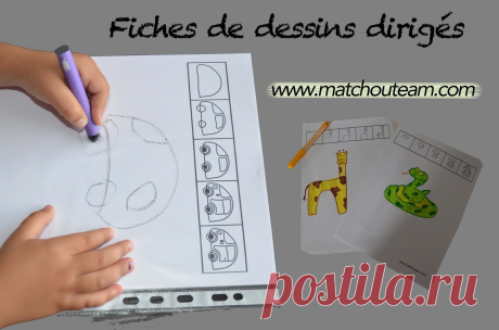 Ma Tchou team: Fiches de dessins dirigés
