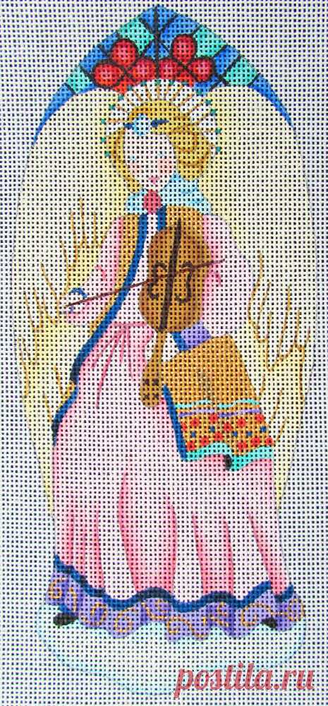 2x HP Needlepoint 18ct DEDE Tuscany Angel with Violin (2-sided)-FL25 • $0.99 2X HP NEEDLEPOINT 18ct DEDE Tuscany Angel with Violin (2-sided)-FL25 - $0.99. From DedeTuscany Angel with Violin (2 sided) Canvas Condition: like newCanvas Count: 18ct white monoDesign Size: 3.75