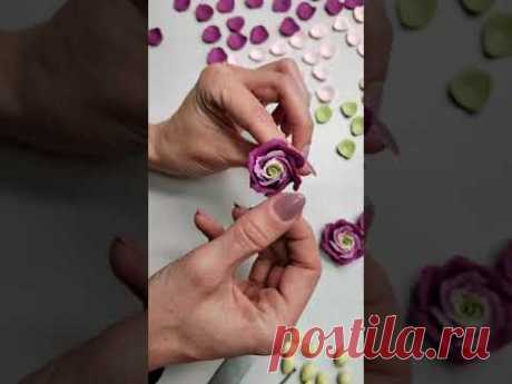 Как я создавала серьги с розами #лепка #diy #cernit #творчество