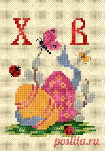 - К Пасхе - Схемы - Православной умелице