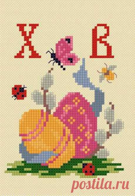 - К Пасхе - Схемы - Православной умелице