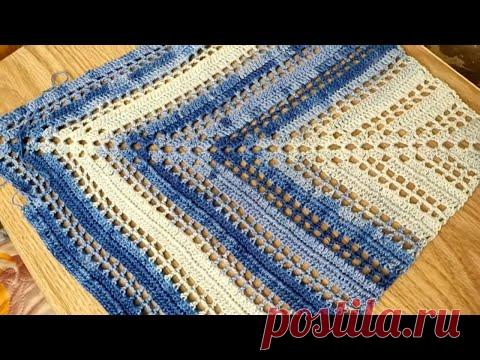 Туника крючком от угла.