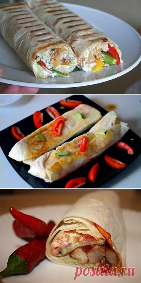 ТОП-6 рецептов домашней шаурмы | Четыре вкуса