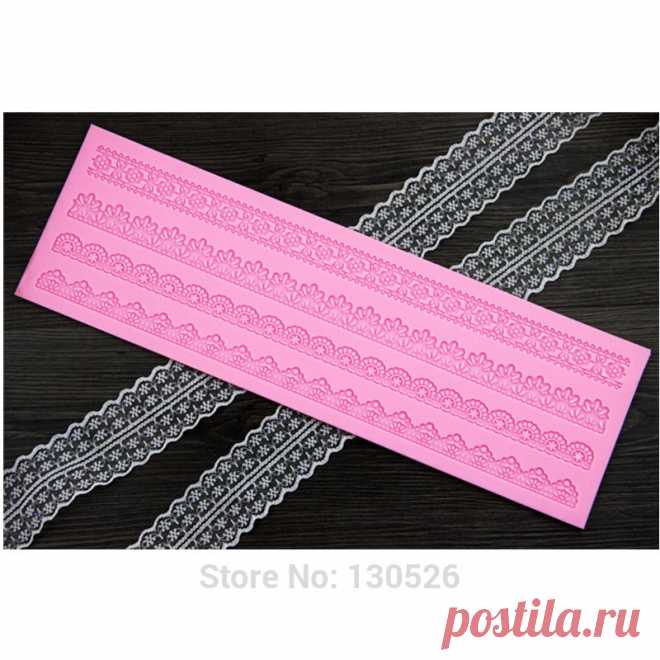 Большой Размер Силиконовые Формы Торт Кружева Коврик Для Выпечки Плесень Сахар Кружева Плесень Силиконовый Мат Кондитерские Инструменты Формы Для Выпечки Торта украшения Инструменты купить на AliExpress