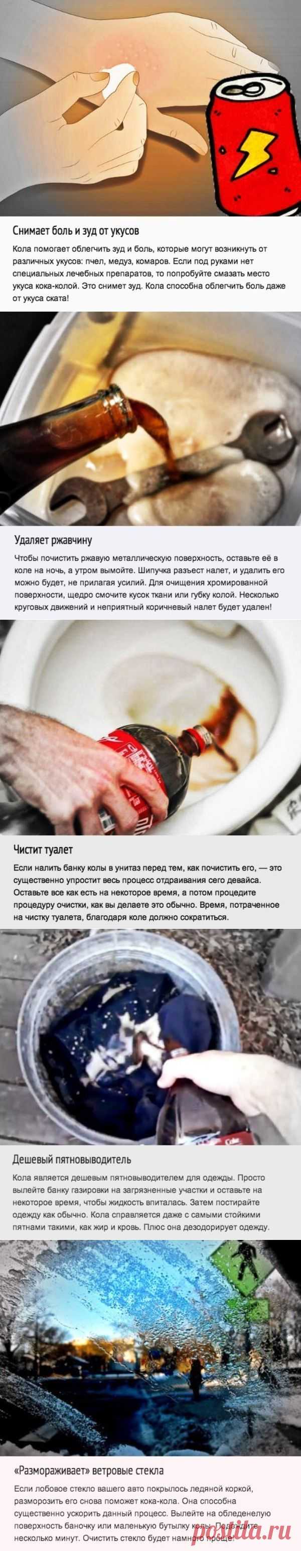 Неожиданные применения для Coca-Cola