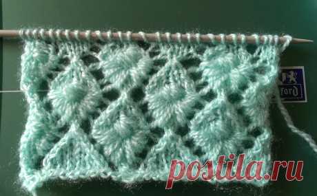 Anything Creative: Shell Pattern - Knitting tutorial
