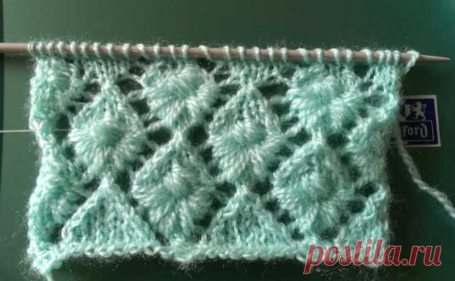 Anything Creative: Shell Pattern - Knitting tutorial