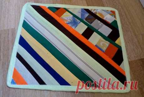 Был маленький лоскуток полосок, а получилась большая салфетка | Лоскуток к лоскутку | Яндекс Дзен