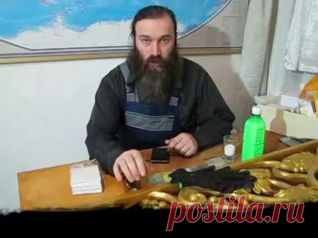 золотой блеск. имитация золочения суперпоталью на царских вратах