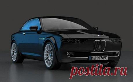 *BMW CS Vintage* BMW CS Vintage, согласно задумке автора, это эволюционная версия великолепного E9 из 60-х, построенная на базе нынешней "шестерки".