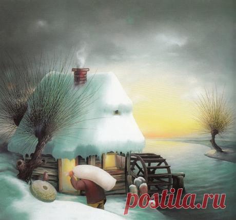 Наивная живопись Хорватии / Зима (ч.2): vasily_sergeev — ЖЖ