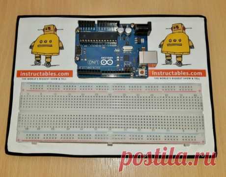 Подставка-органазйер для Arduino и макетной платы