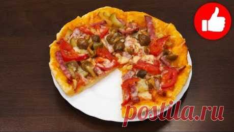 ВКУСНАЯ ДОМАШНЯЯ ПИЦЦА, СЕКРЕТ ПРИГОТОВЛЕНИЯ В МУЛЬТИВАРКЕ #МУЛЬТИВАРКА И РЕЦЕПТ КЛАССИЧЕСКОЙ ПИЦЦЫ
