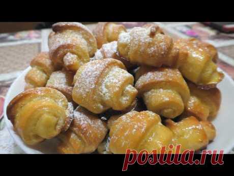 Потрясающая вкуснятина к чаю Нежнейшие Творожные рогалики