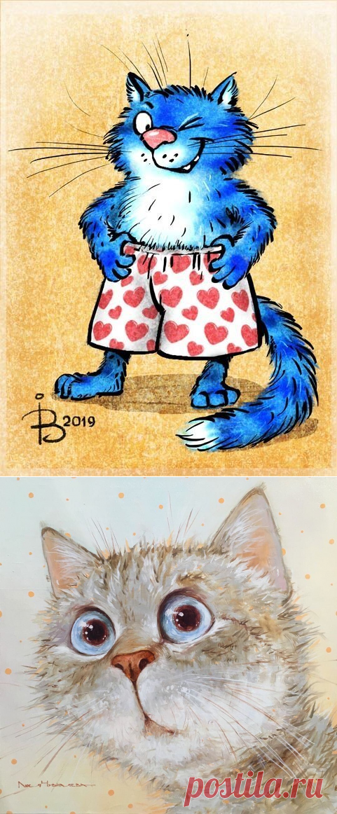 Рисованные кошки | Ирина  | Наследие нашей культуры. Качественные фото на Постиле