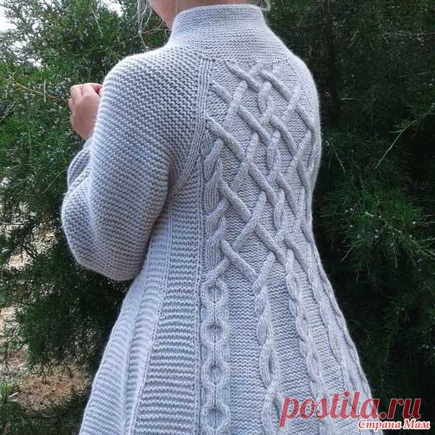 Красивый арановый кардиган Славна - Вязание - Страна Мам