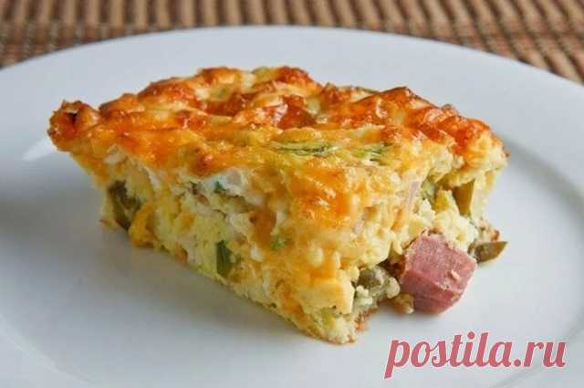 Рисовая запеканка с ветчиной и сыром — Д а ч а