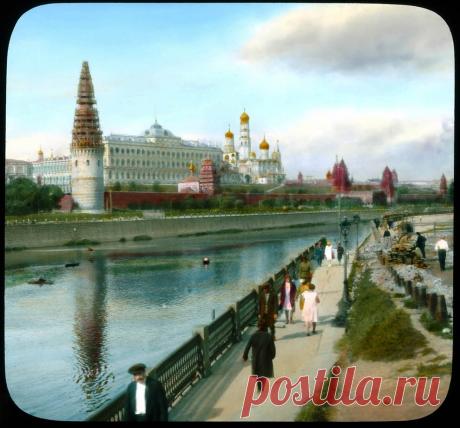 Москва 1931 года в цвете на невероятно атмосферных снимках • НОВОСТИ В ФОТОГРАФИЯХ