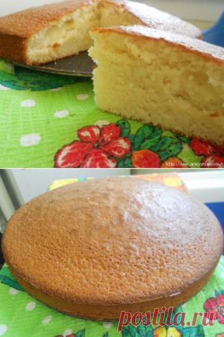 Учимся делать вкусный бисквит на кефире