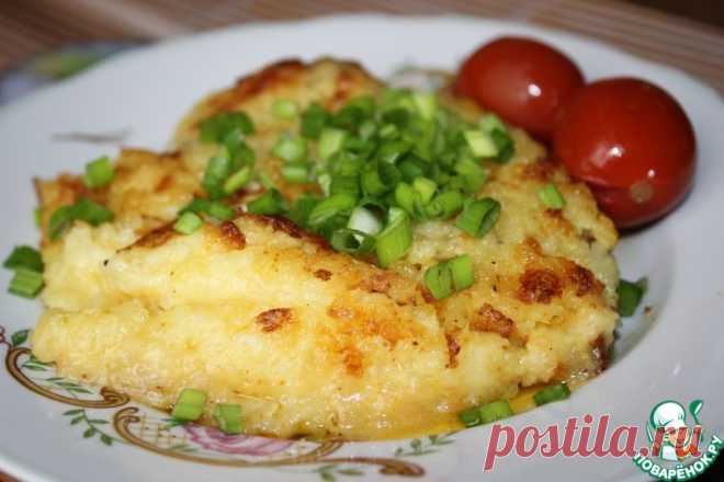 Свиная шейка в панировке из картофеля Кулинарный рецепт