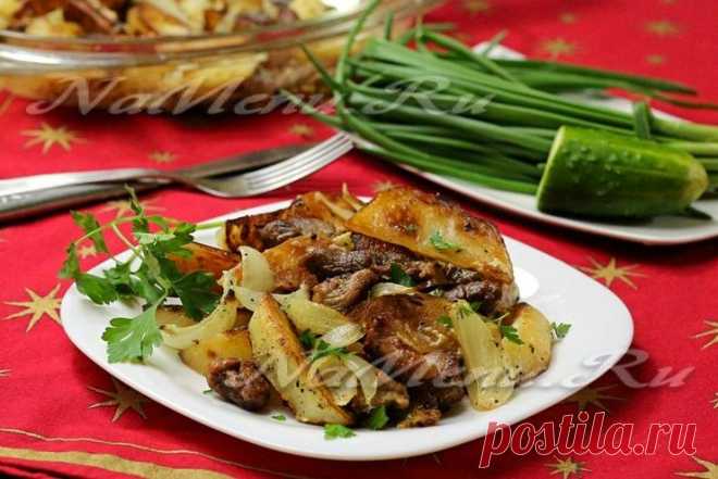 Картофель с мясом в духовке, рецепт с фото