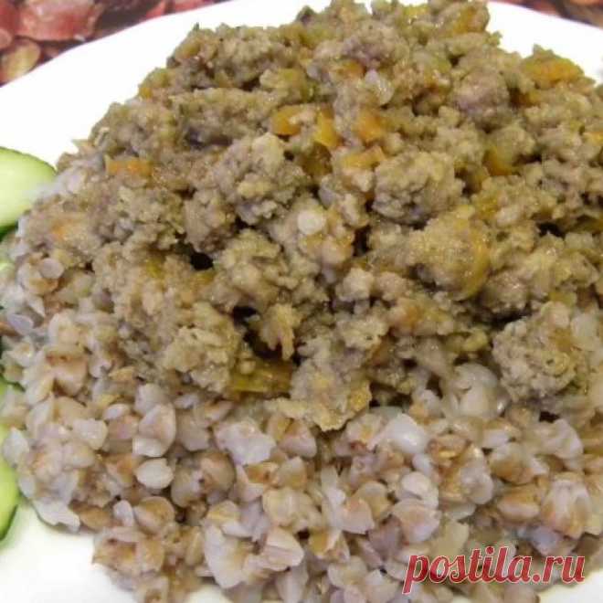 Гречневая каша с фаршем в мультиварке - Бабушкины рецепты