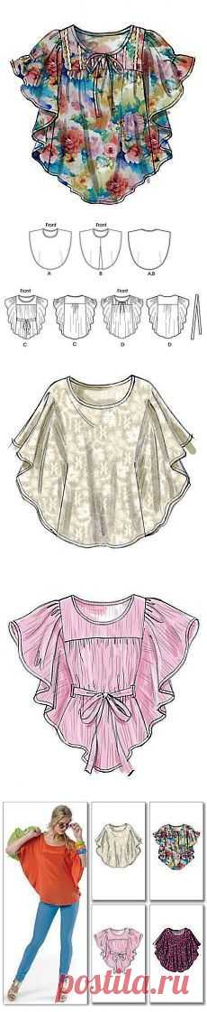 Простая выкройка летней туники | Дамские хитрости