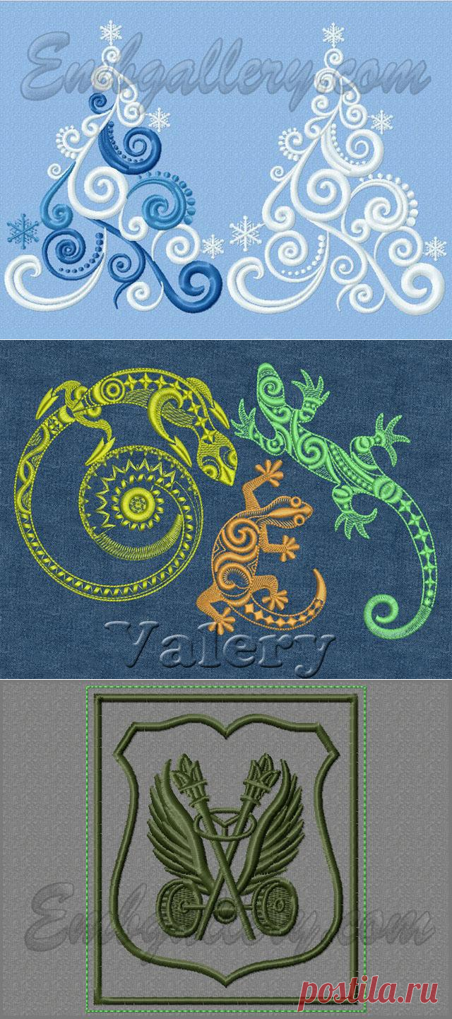 Дизайны машинной вышивки pes формат