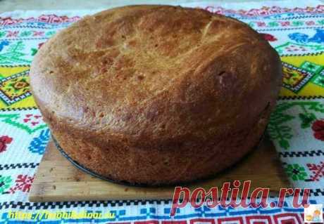Домашний хлеб в духовке, самый лёгкий рецепт с дрожжами