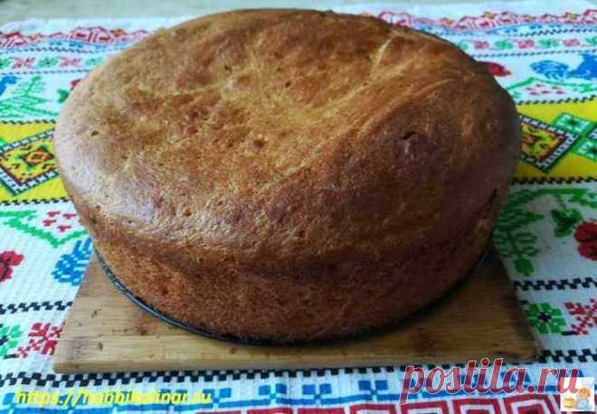 Домашний хлеб в духовке, самый лёгкий рецепт с дрожжами