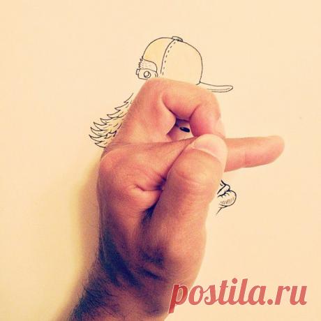 Точка, точка, запятая, вышла рожица...