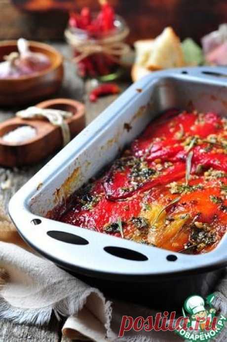 Овощной тьян из баклажанов и болгарского перца - кулинарный рецепт