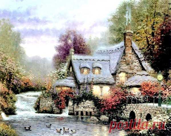 живопись Thomas Kinkade - 69 фото. Фотографии Валентин Иванов.