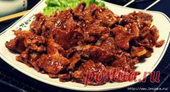 Вкусное корейское блюдо 