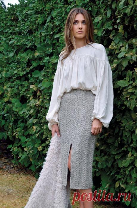 Вязаная юбка карандаш Shade - Вяжи.ру