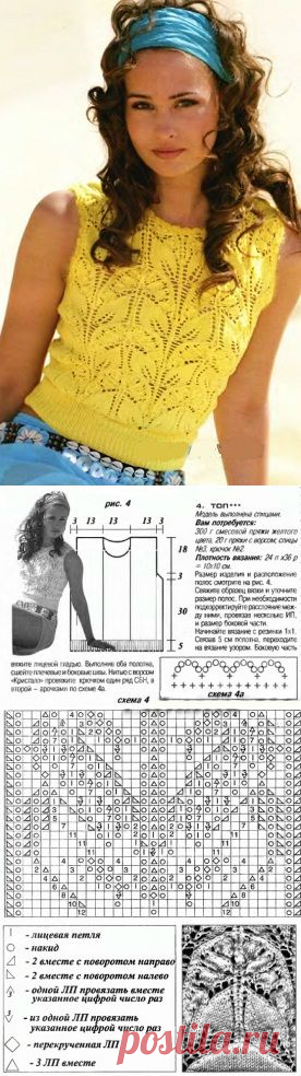 Ажурный топ