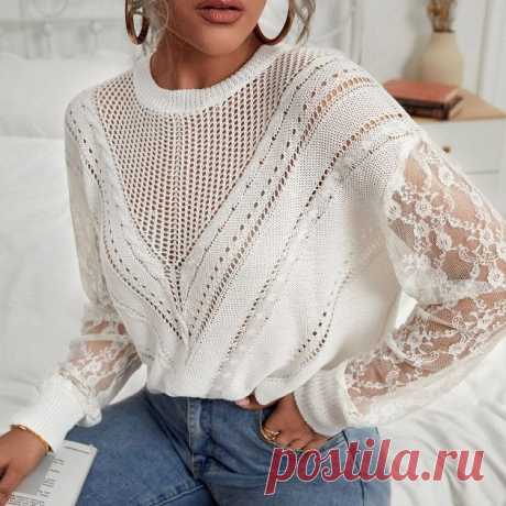Украшаем вязание кружевом и гипюром. 7 идей от популярного бренда Shein
