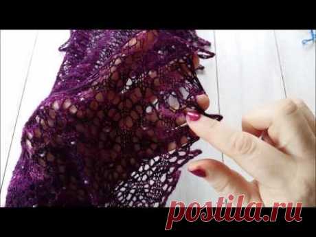 How to add beads to lace knitting