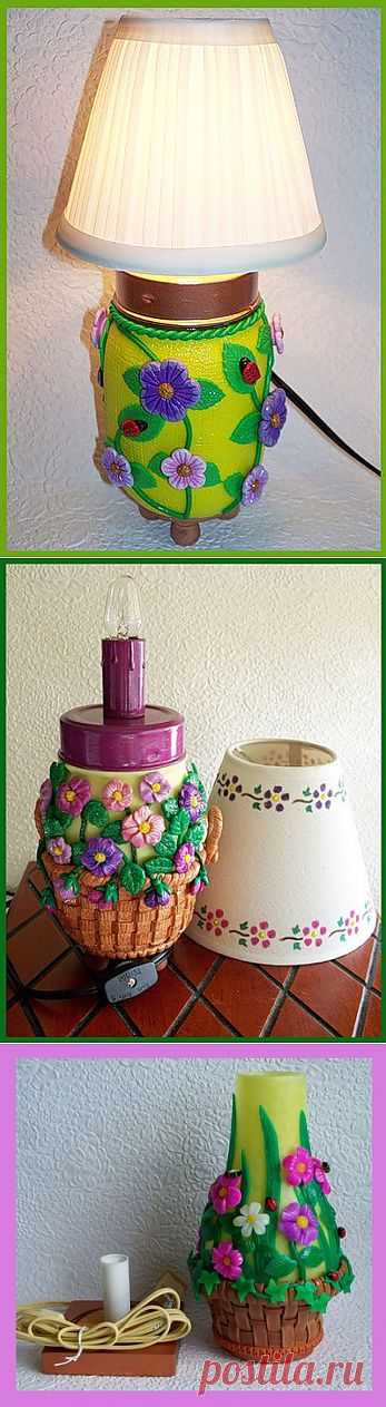 @ Ночник – светильник из полимерной глиной | МОЙ МИЛЫЙ ДОМ – идеи рукоделия, вязание, декорирование интерьеров