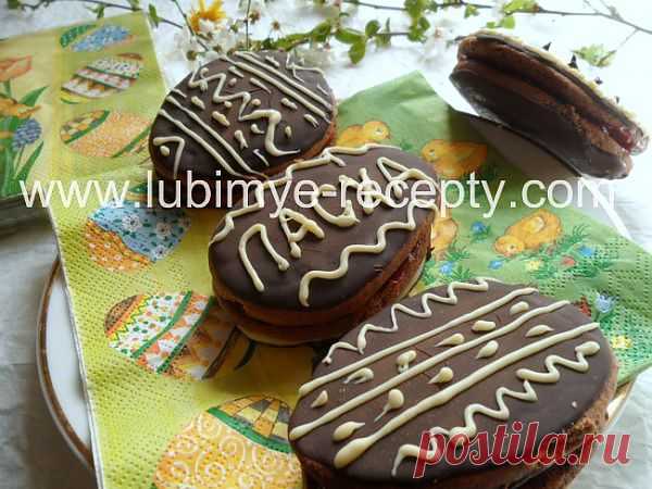 Печенье «Шоколадные пасхальные яйца» | Любимые рецепты