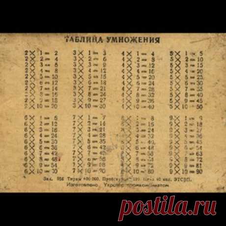 Магия цифр Оказывается, всем нам с детства известная таблица умножения несет в себе и мистические характеристики, которые сводятся к следующему.