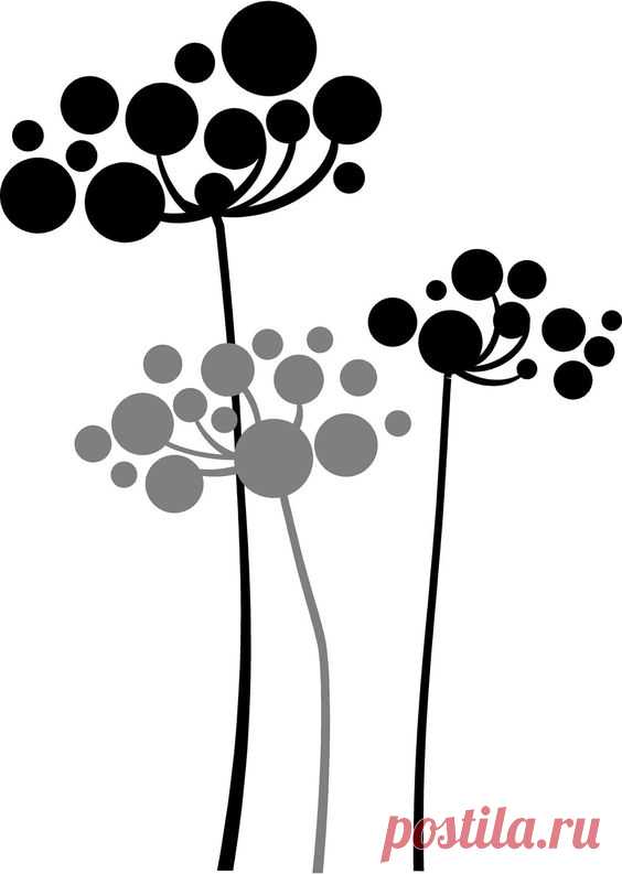 (1) 3 pc Blowing dandelions 2 colors- Vinyl Lettering removable wall words graphics Home decor itswritteninvinyl. | stencil art