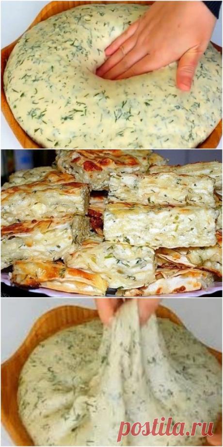 МЯГКАЯ АЧМА С УКРОПОМ. Сложно устоять, когда на столе такая вкуснота