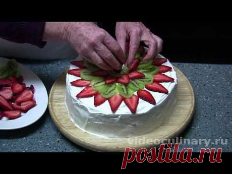 Торт &quot;Дамские пальчики&quot; - Видеокулинария.рф - видео-рецепты Бабушки Эммы