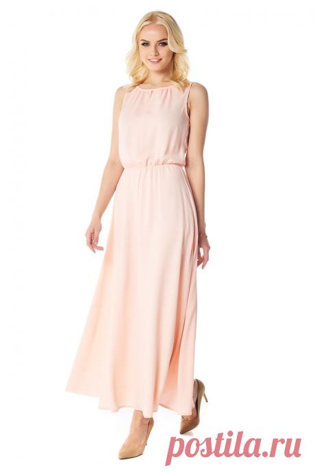 Летнее платье макси из вискозы за 3180 руб. в интернет магазине ШЕМАРТ с бесплатной доставкой и примеркой.