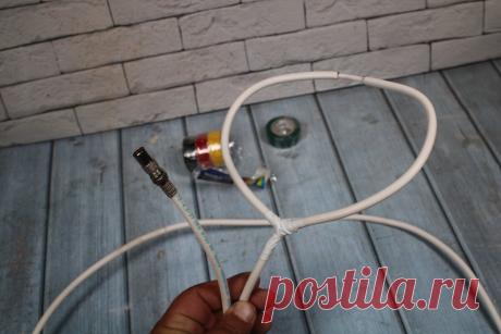 Сосед по даче показал, как сделать простую антенну для цифрового ТВ буквально из одного кабеля | Генератор идей | Дзен