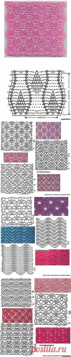 УЗОРЫ КРЮЧКОМ.