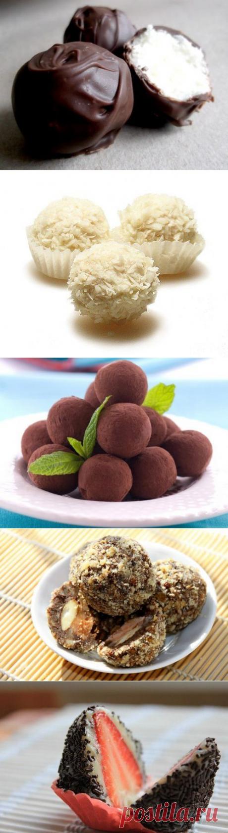 13 супер рецептов домашних конфет.