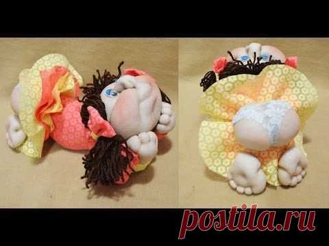Кукла попик из чулка: "Задавака". Видео мастер-класс