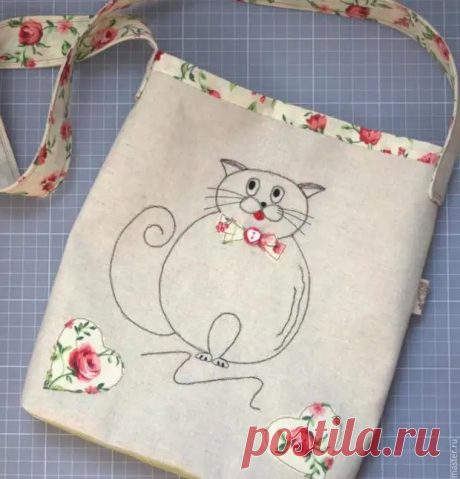 Шьем детскую сумочку с аппликацией - Декоративное королевство - медиаплатформа МирТесен